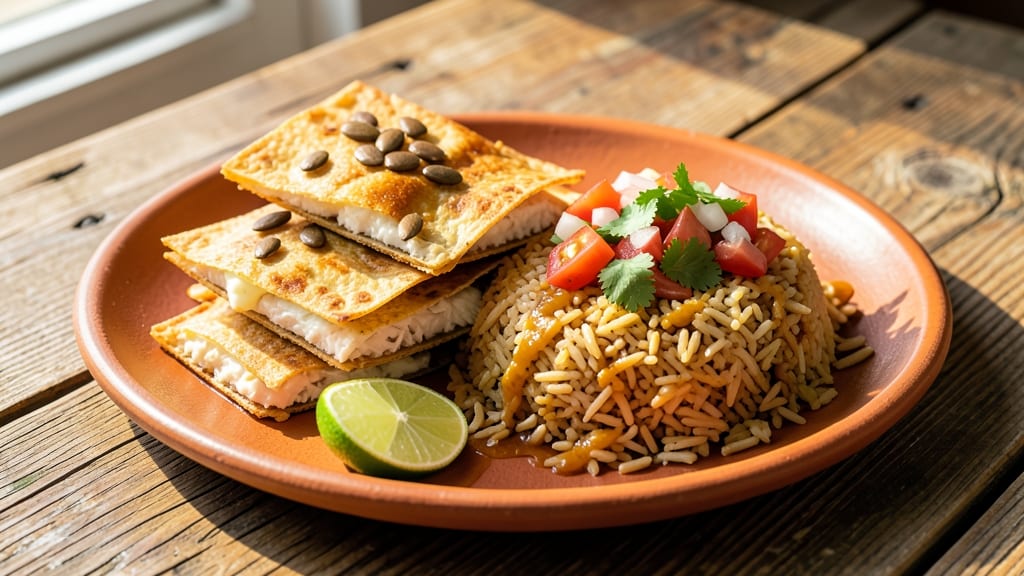 Blanco Tacos and Tequila Rice Recipe: Zesty Lime-Creamed Fish With Spiced Rice
