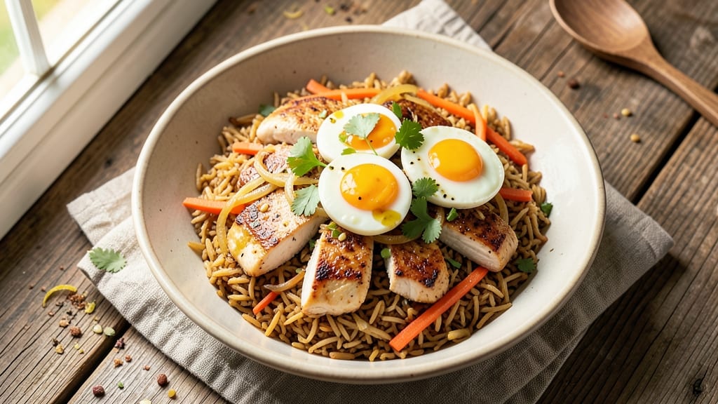 Brown Basmati Fried Rice Recipe: Wok-Tossed Crunch and Fragrant Grains