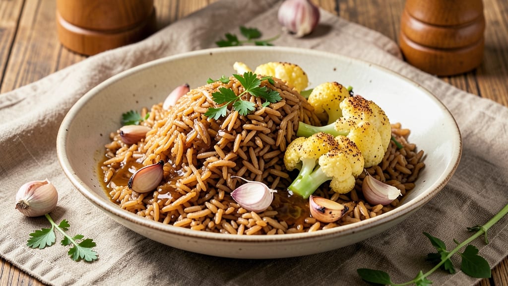 Brown Rice And Cauliflower Recipe: Fragrant Herb-Infused One-Pot Balance