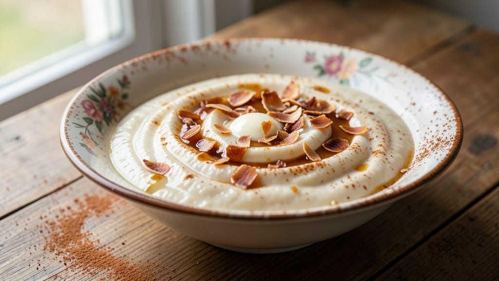 Brazilian Rice Pudding Recipe: Toasted Coconut and Cinnamon Spiced Bliss