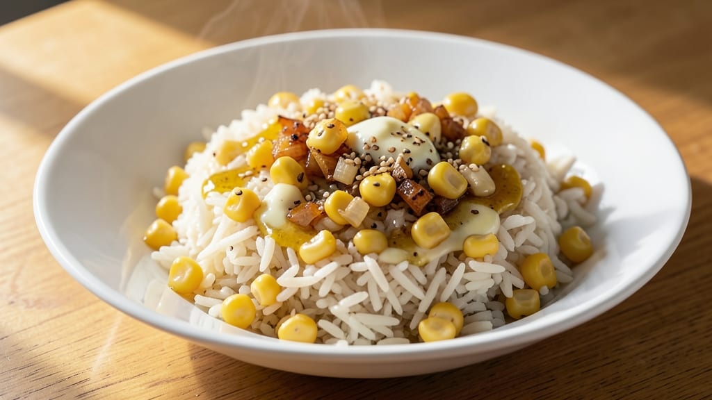Butter Corn Rice Recipe: Creamy Golden Rice With Buttery Sweetness