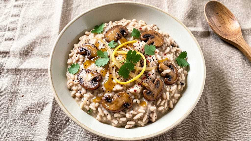 Brown Rice Mushroom Risotto Recipe: Earthy Umami Depth Without the Wait