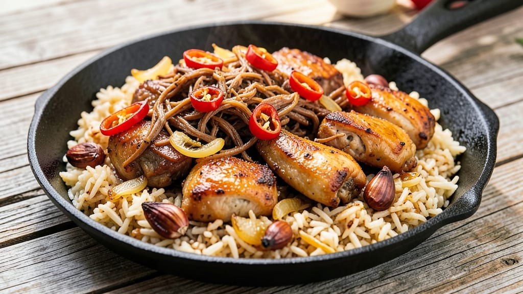 Caribbean Dirty Rice Recipe: Smoky Saffron and Pork Pilaf Magic