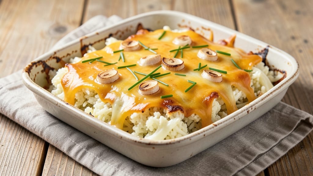 Cauliflower Rice Bake Recipe: Crispy Top, Creamy Center Magic