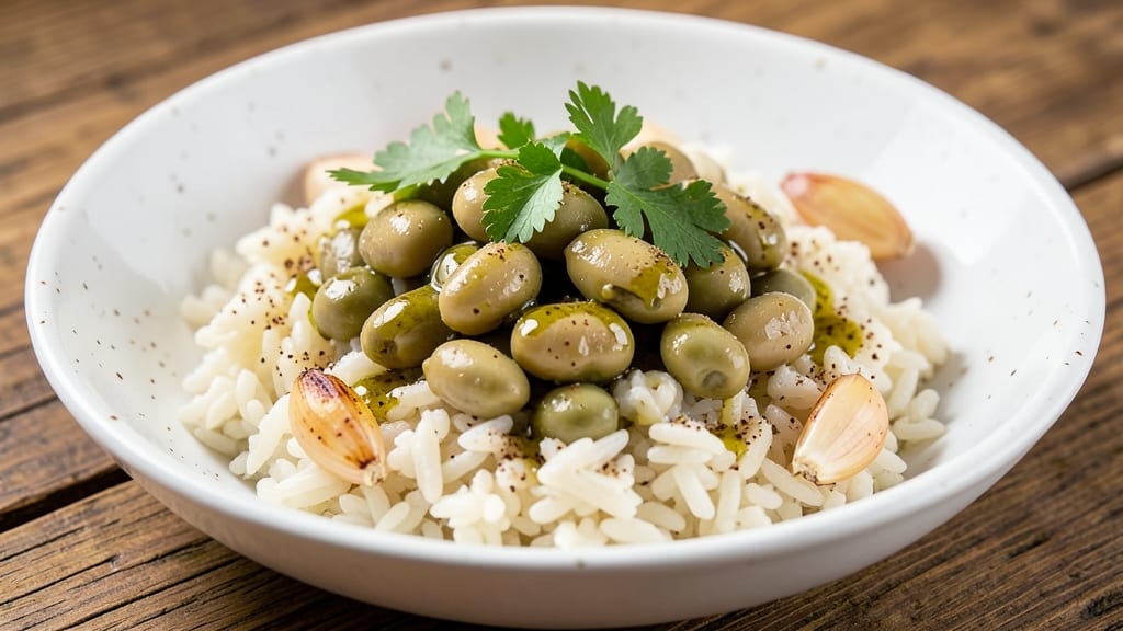 Canned Fava Beans and Rice Recipe: Mediterranean Herb Crunch in 20 Minutes