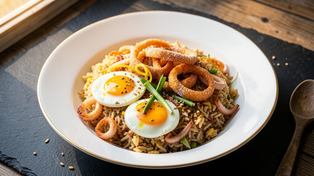 Calamari Fried Rice Recipe: Crispy Squid and Golden Rice Fusion