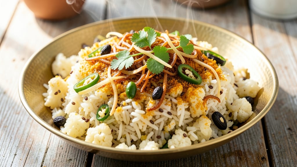 Cauliflower Rice Pulao Recipe: Fragrant Saffron Basmati Flavor Without the Carbs