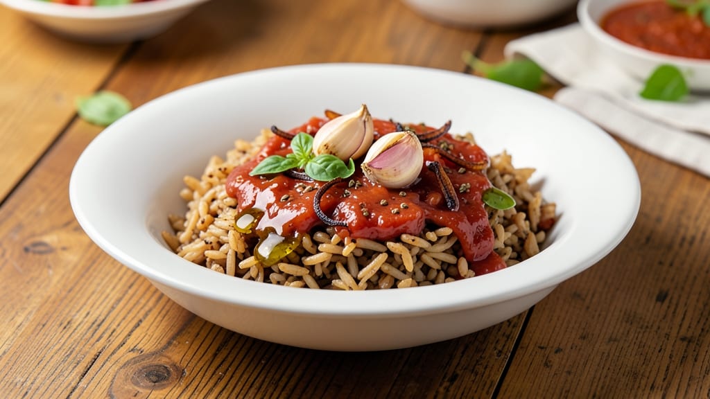 Brown Rice and Tomato Recipe: Mediterranean-Inspired One-Pot Meal