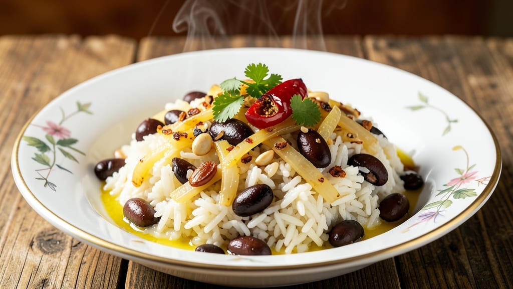 Caribbean Coconut Rice and Beans Recipe: Spiced Coconut Harmony in One Pot