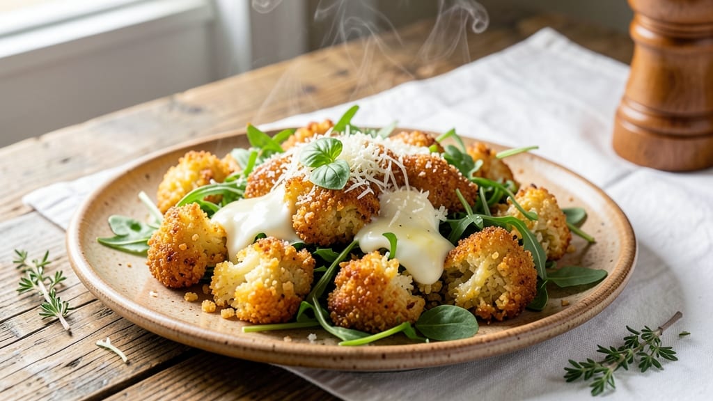 Cauliflower Rice Parmesan Recipe: Crispy Breadcrumbs Meet Melty Cheese Magic