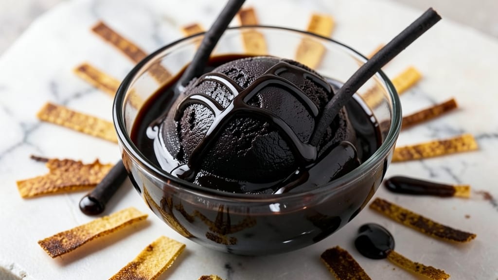 Black Liquorice Ice Cream Recipe: Bold Aniseed Swirls With Vanilla Base