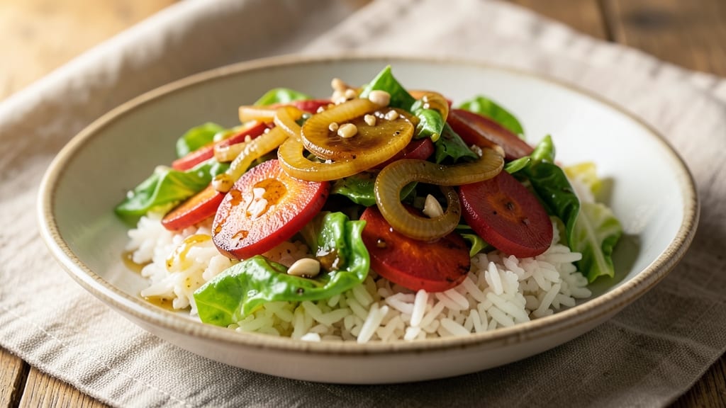 Cabbage Carrot Rice Recipe: Crisp-Topped One-Pot Harmony