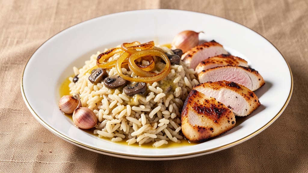 Campbell's Mushroom Rice Recipe: One-Pot Umami Bomb With Golden Crisp