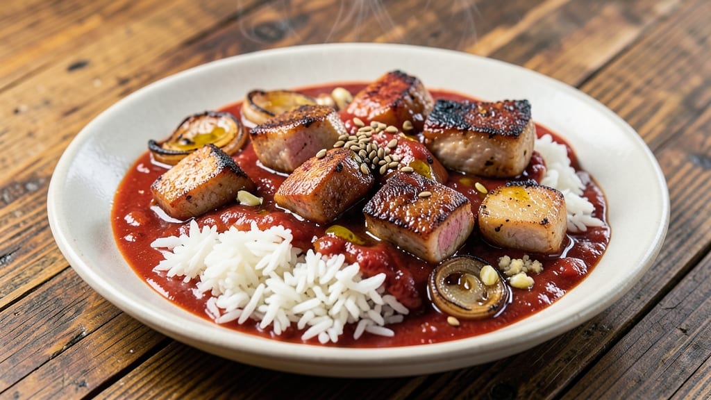 Chamorro Red Rice Recipe Rice Cooker: Spiced Tomato and Pork Flavor in One Pot