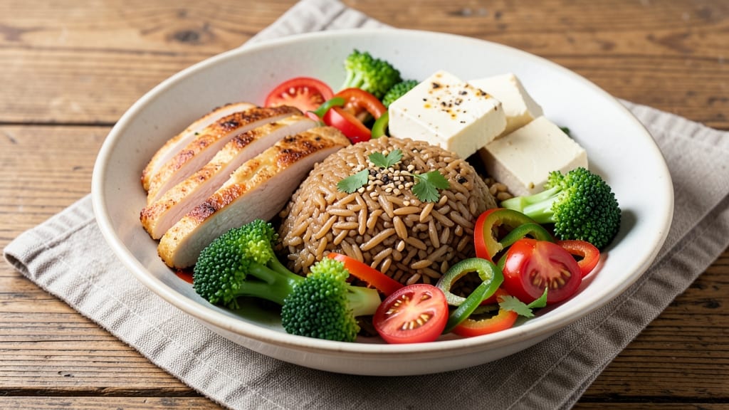 Brown Rice for Weight Loss Recipe: High-Protein Veggie-Packed Power Bowl