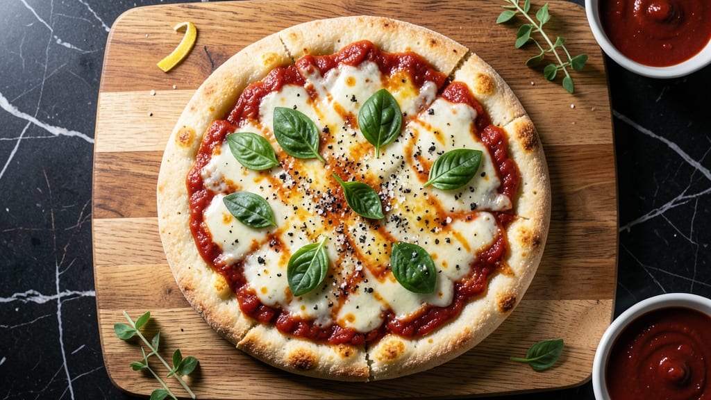 Cauliflower Rice Pizza Recipe: Crispy Crust with Cheesy, Veggie-Loaded Topping