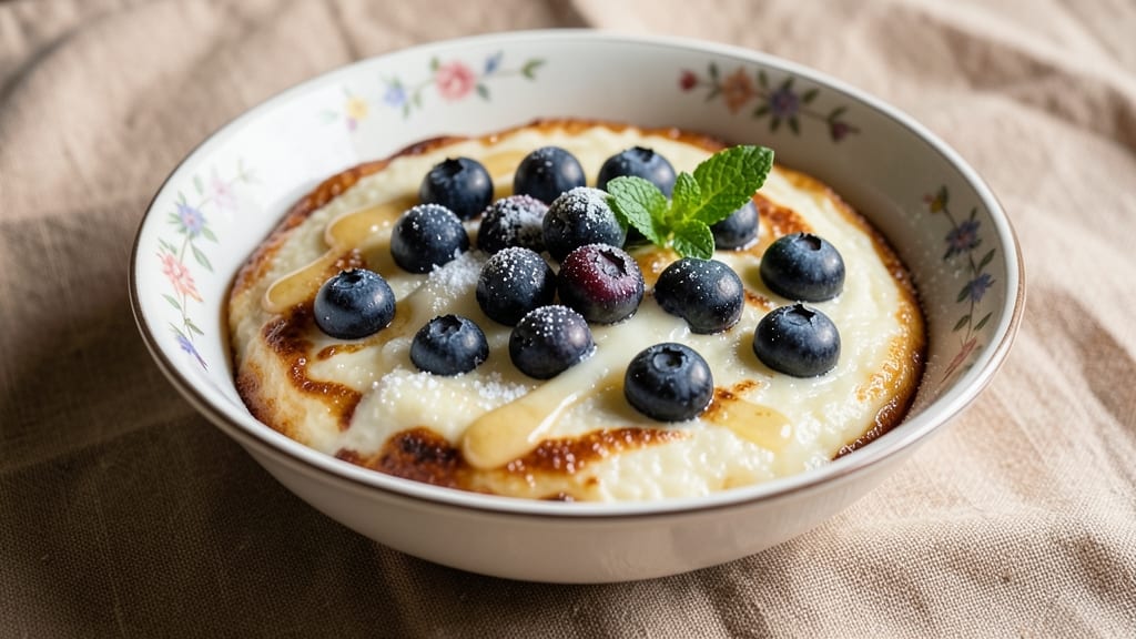 Blueberry Rice Pudding Recipe: Spiced Vanilla Swirls With Bursting Berries