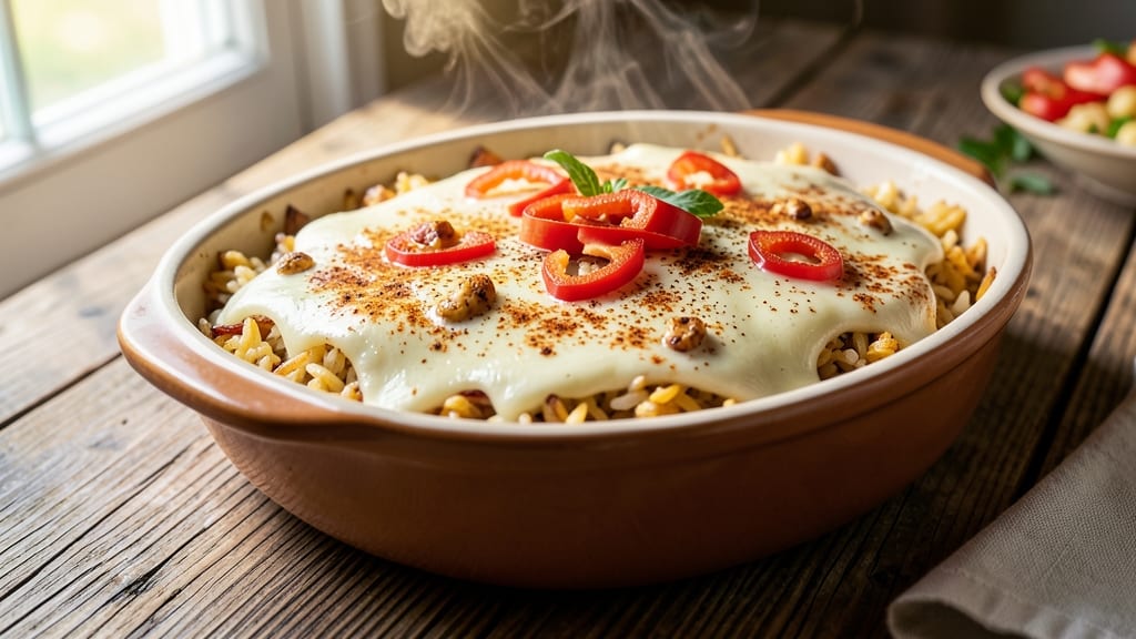 Cheesy Enchilada Rice Recipe: Melty Cheese and Zesty Tomato Fusion