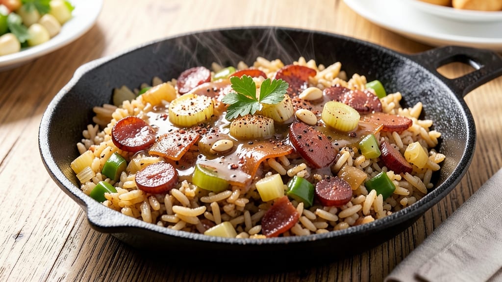 Campbell's Dirty Rice Recipe: Smoky Cajun Crunch With Golden Celery Crowns