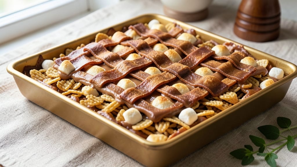 Butterscotch Rice Krispie Squares Recipe: Caramelized Crunch With Gooey Butterscotch Swirls