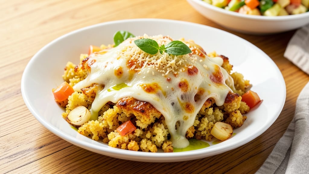 Cauliflower Rice and Cheese Recipe: Crispy-Topped Baked Bites in 20 Minutes