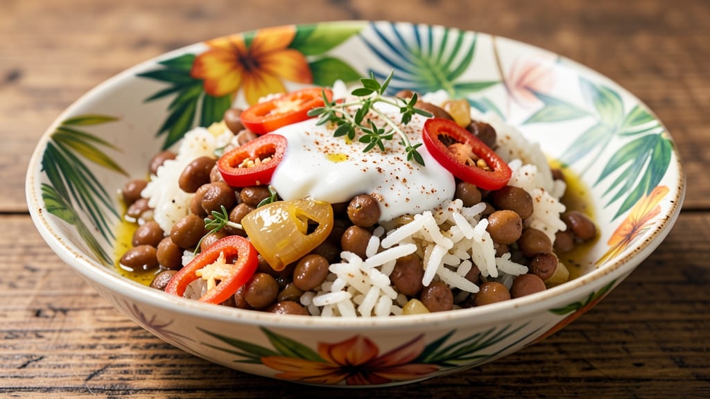 Caribbean Rice and Lentils Recipe: Spiced Coconut One-Pot Harmony