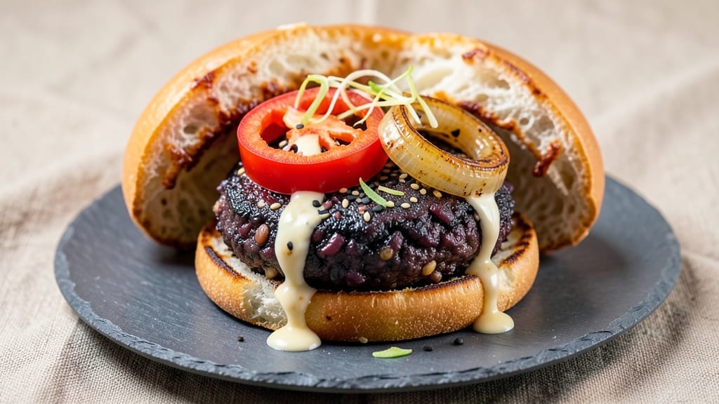 Black Rice Burgers Recipe: Deep Purple Umami Bites with Nutty Crunch