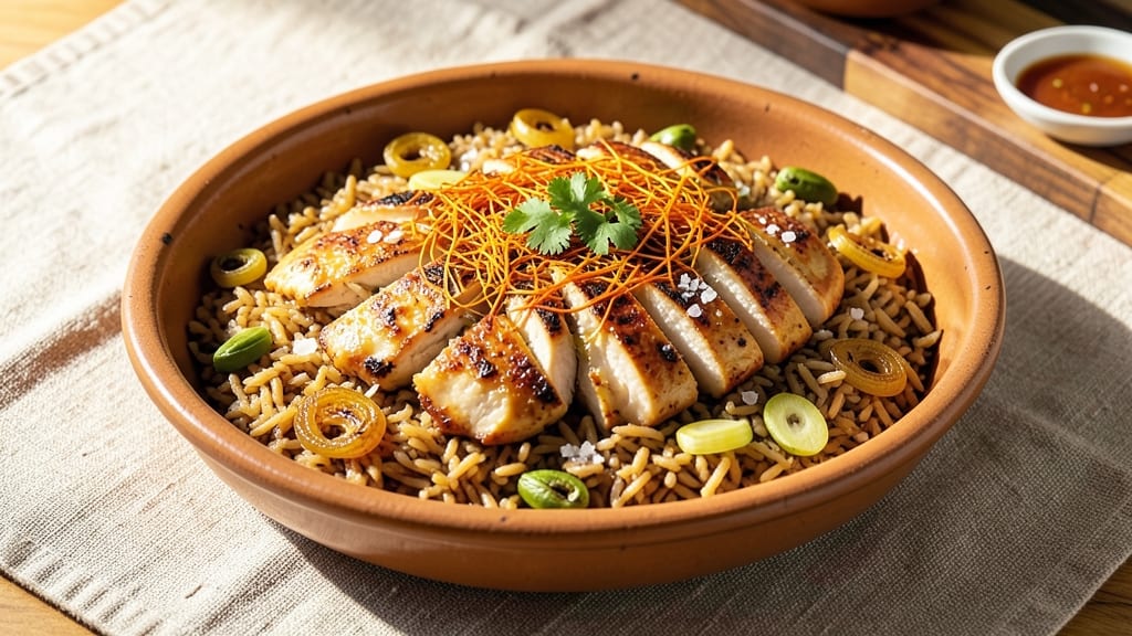 Brown Rice Pulao Recipe: Fragrant Saffron Basmati with Caramelized Onions