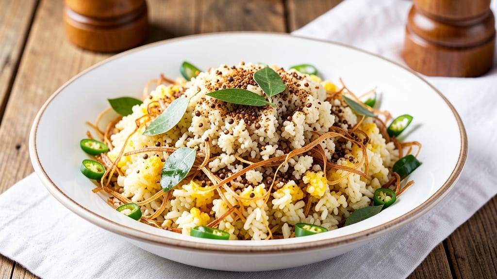 Cauliflower Rice Recipe in Tamil: Tamil-Style Stir-Fry With Fragrant Curry Leaves