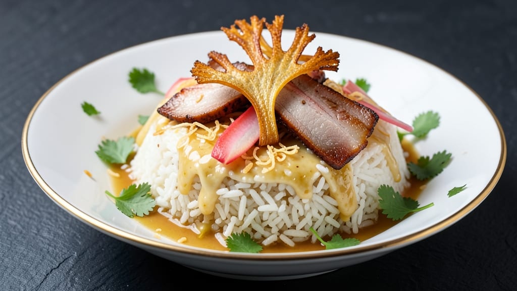 Budbod Rice Recipe: Smoky Coconut and Celery Crown Crunch