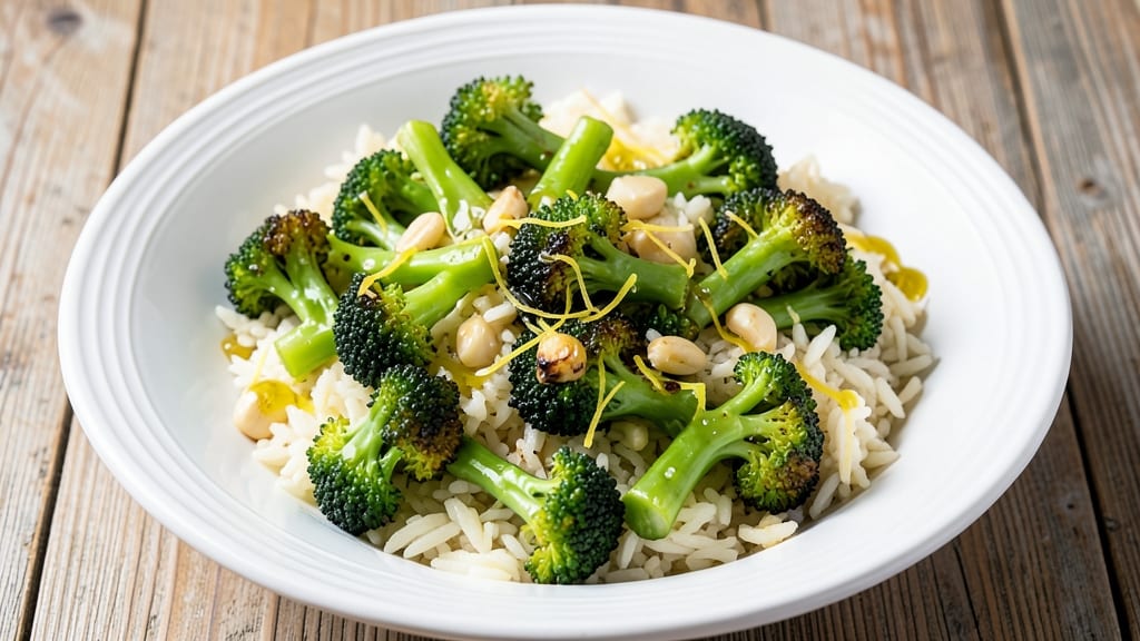 Broccoli and Rice Recipe No Cheese: Garlicky Sauté With Crisp-Tender Florets