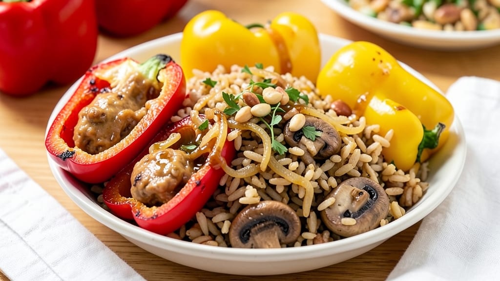 Brown Rice Stuffed Peppers Recipe: Nutty Grains and Herb-Infused Filling