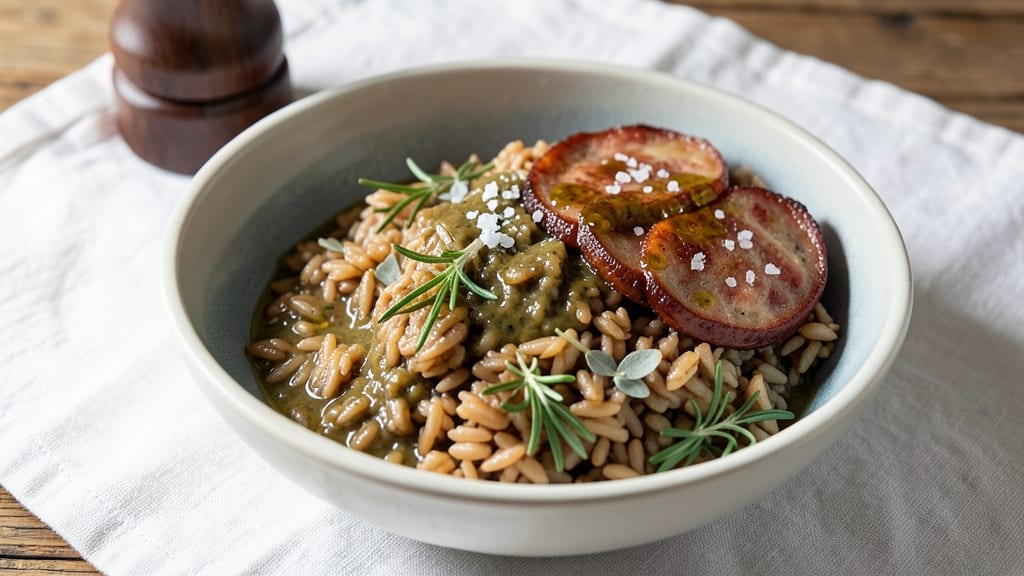 Brown Rice and Italian Sausage Recipe: Savory One-Pan Herb Infusion
