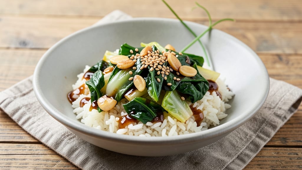 Cabbage Rice Chinese Recipe: Wok-Fried Fragrant Bites with Crispy Edges