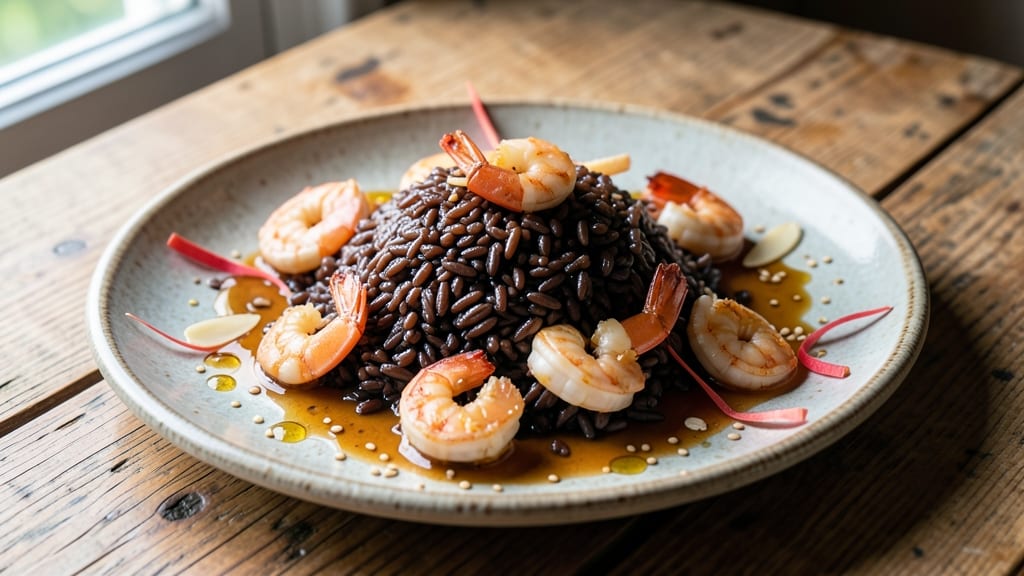 Black Rice and Shrimp Recipe: Umami-Packed Wok Stir-Fry in 25 Minutes