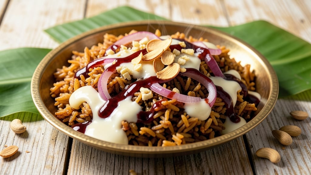 Broken Rice Recipe Indian: Fragrant Coconut-Tamarind Stew with Crispy Topping