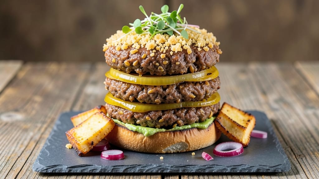 Brown Rice Burgers Recipe: Hearty Plant-Based Stacks With Nutty Crunch