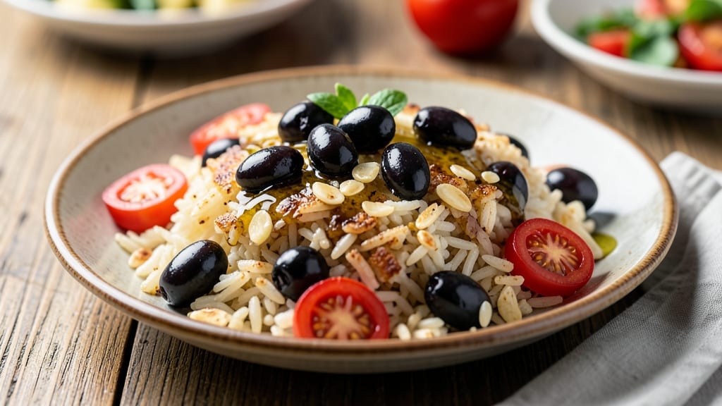Black Olive Rice Recipe: Briny Depth and Toasted Grain Harmony