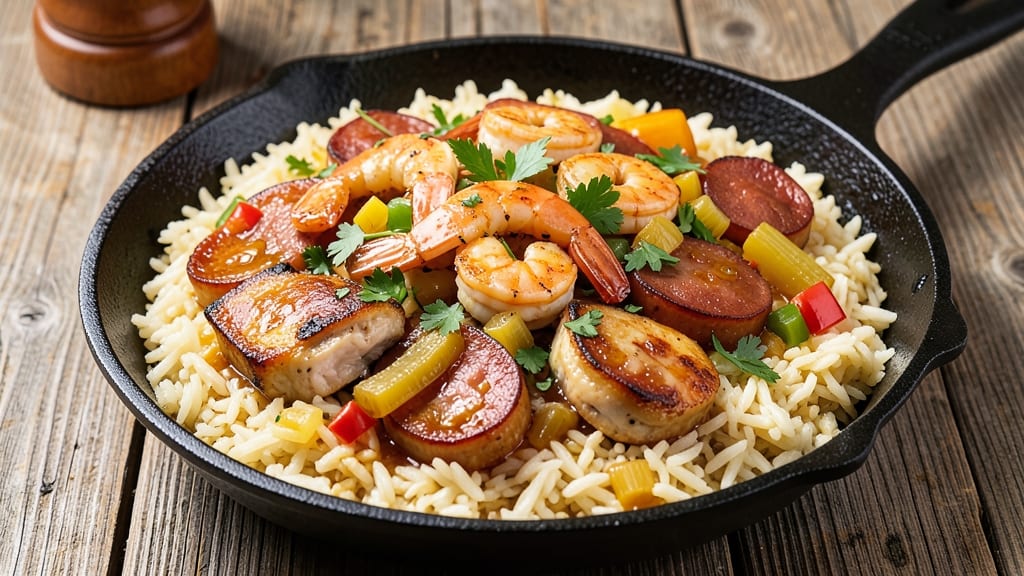 Cajun Jambalaya Rice Recipe: Smoky Spice and Sausage Symphony in One Pot