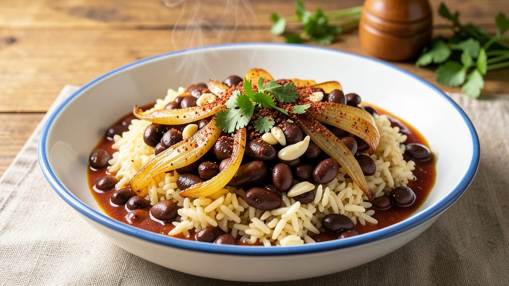 Black Beans and Rice Vegan Recipe: Smoky Cumin and Lime Brightness in One Pot