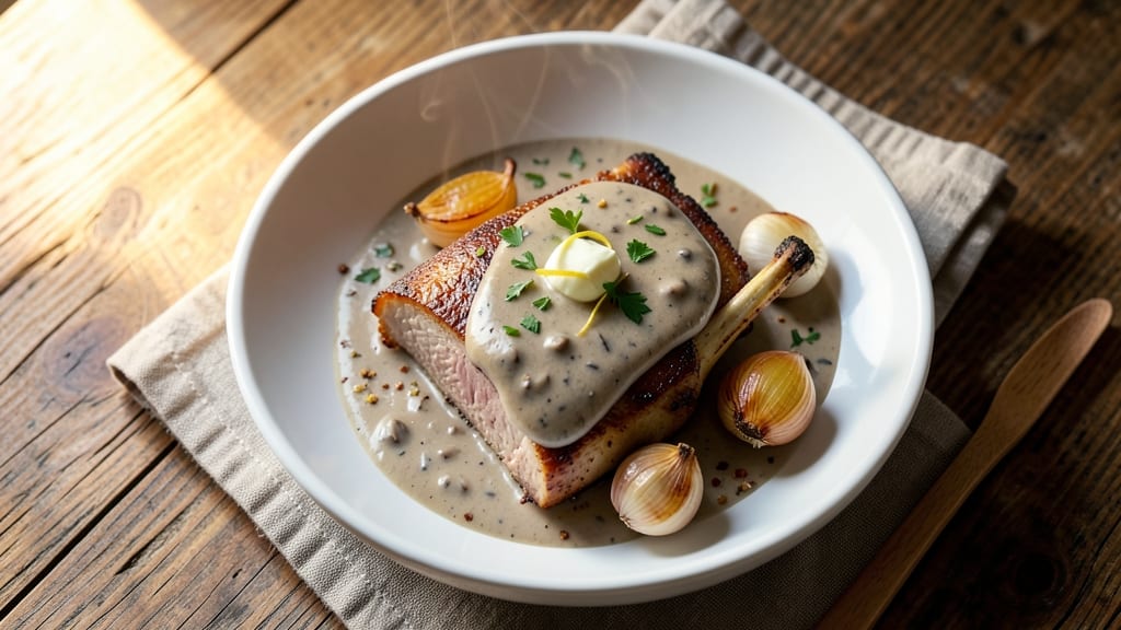 Slow Cooker Pork Chop Recipe with Cream of Mushroom Soup: Creamy Mushroom Gravy That Turns Tough Cuts Juicy