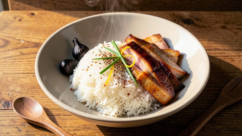 Chashu Rice Bowl Recipe: Smoky Braised Pork Over Fluffy Jasmine Rice
