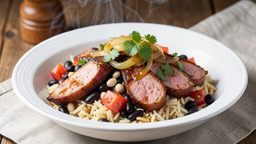 Black Beans, Rice, and Smoked Sausage Recipe: Smoky One-Pot Protein Powerhouse