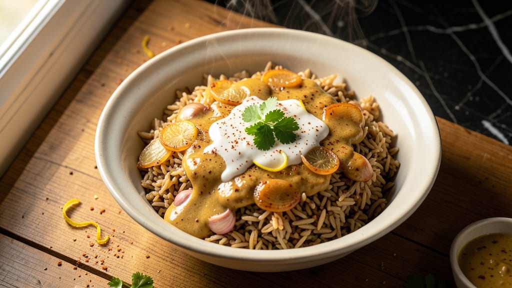 Brown Rice Curry Recipe: Fragrant Coconut and Herb Infused One-Pot