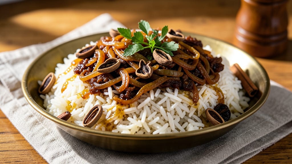 Bukhari Rice Recipe Saudi: Fragrant Spiced Rice With Caramelized Onions