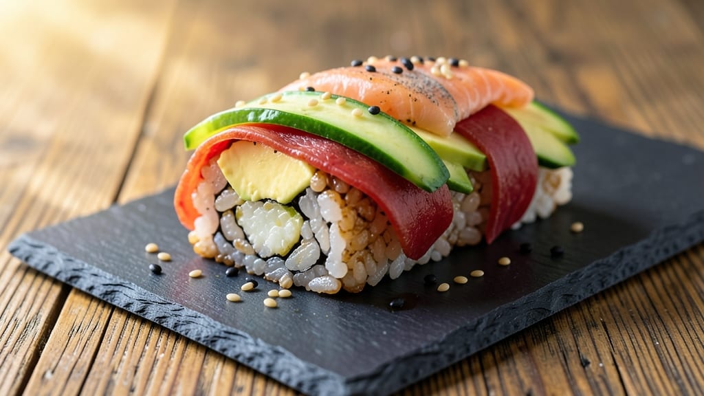 Brown Rice Sushi Rolls Recipe: Sticky-Grain Wraps With Crunchy Fillings