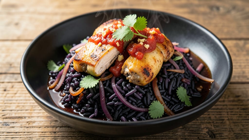 Bolay Black Rice Recipe: Nutty Crunch Meets Savory Herb Gravy