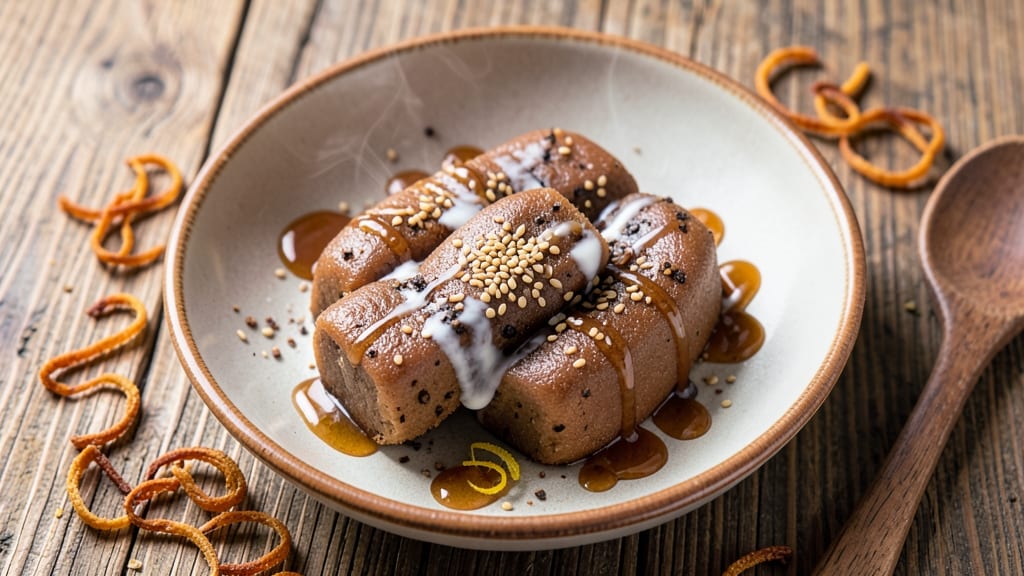 Brown Rice Flour Mochi Recipe: Chewy Sweetness with Toasted Sesame Crunch