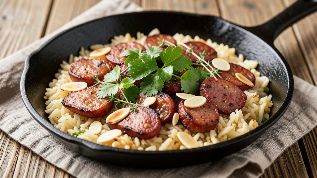 Brianna Rice Recipe: One-Pan Herb-Roasted Rice Pilaf With Toasted Almonds