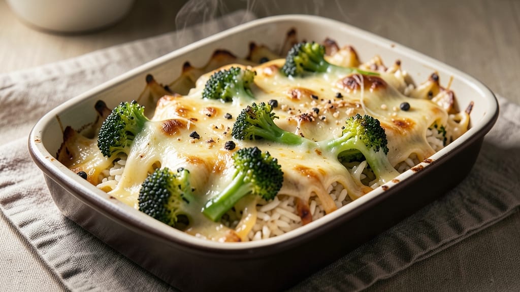 Broccoli Rice Au Gratin Recipe: Cheesy Crisp-Top Bake That Steals the Show